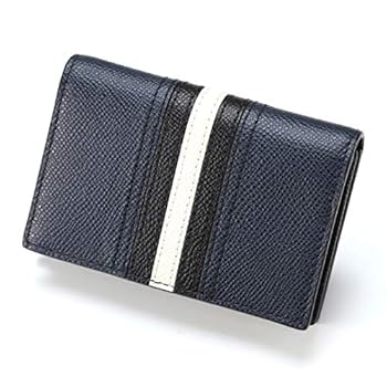 新品同様 ＊ BALLY バリー レザー 名刺入れ カードケース ネイビーブルー Amazon.co.jp: [バリー] カードケース／名刺入れ（ネイビー） BA
